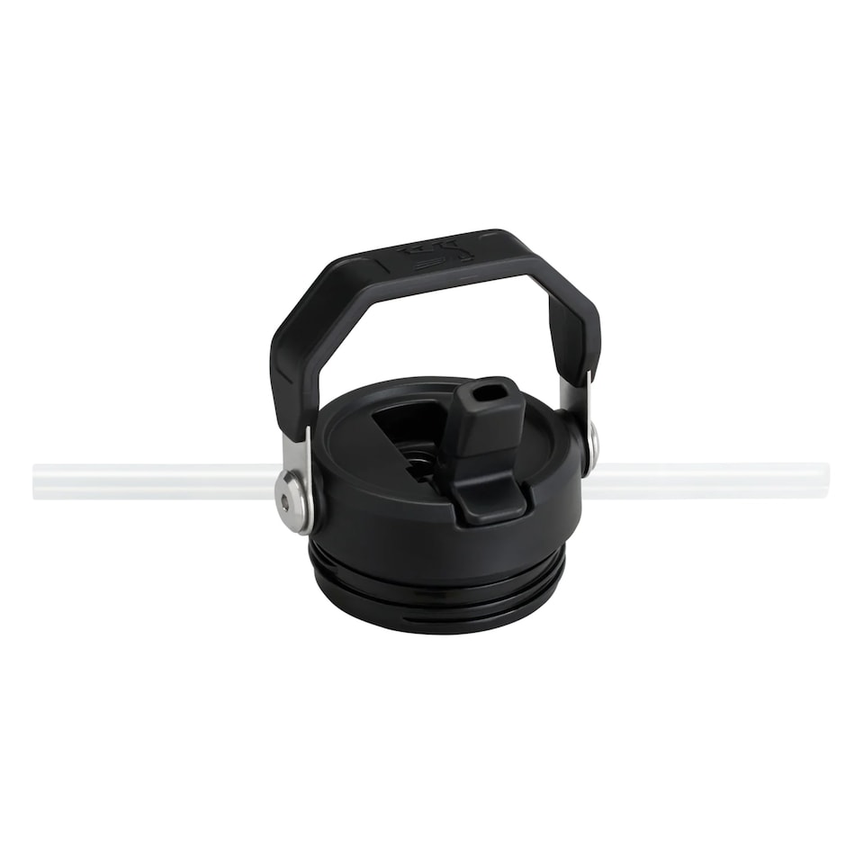 image 1 of IceFlow Bottle Flip Straw 0.7L Water Bottle | Black | Black | 1
