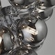 image 5 of CGC BUBBLE Chrome & Smoked Glass Ceiling Pendant Chrome