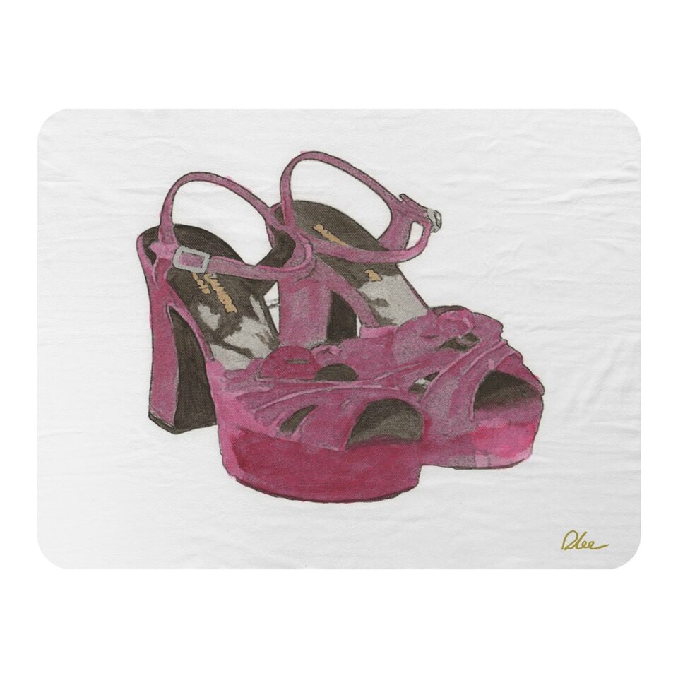 image 1 of Purple High Heels (Blanket)