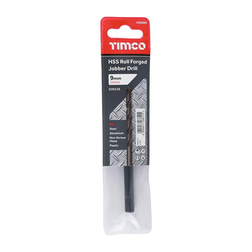 image 1 of Timco - Roll Forged Jobber Drills - HSS (Size 9.0mm - 5 Pieces)
