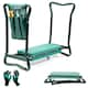 image 1 of Garden Kneeler 3-IN-1 Folding Gardening Padded Seat & Kneeler Stool Inc Gloves