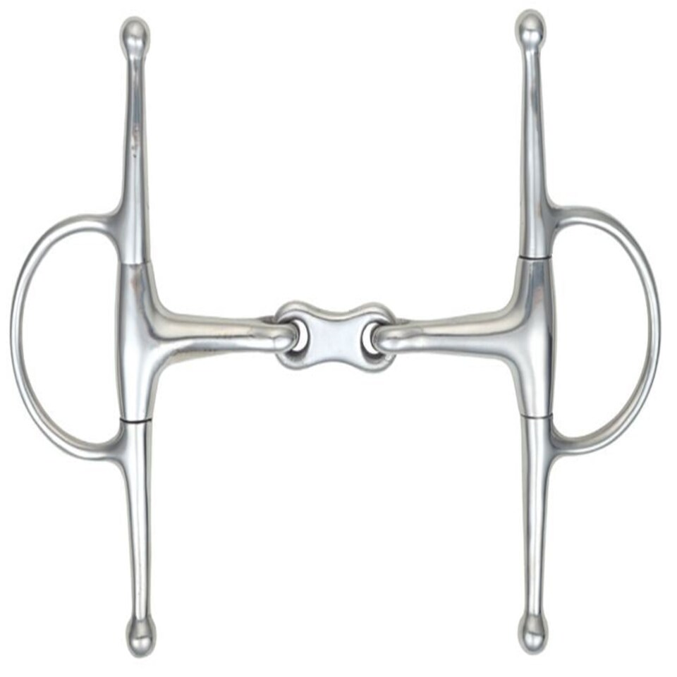 image 1 of Shires Full Cheek French Link Snaffle N/A | Size: 4.5 Inch
Colour: One Colour