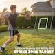 image 4 of HOMCOM Rebounder Net Kids Adults Baseball Softball Training Aid Goal Play