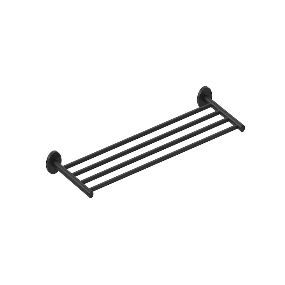 image 1 of Cosmic TOALLERO Towel Wall Mount Rail w/ Matte Chrome Stainless Steel Finish 60cm