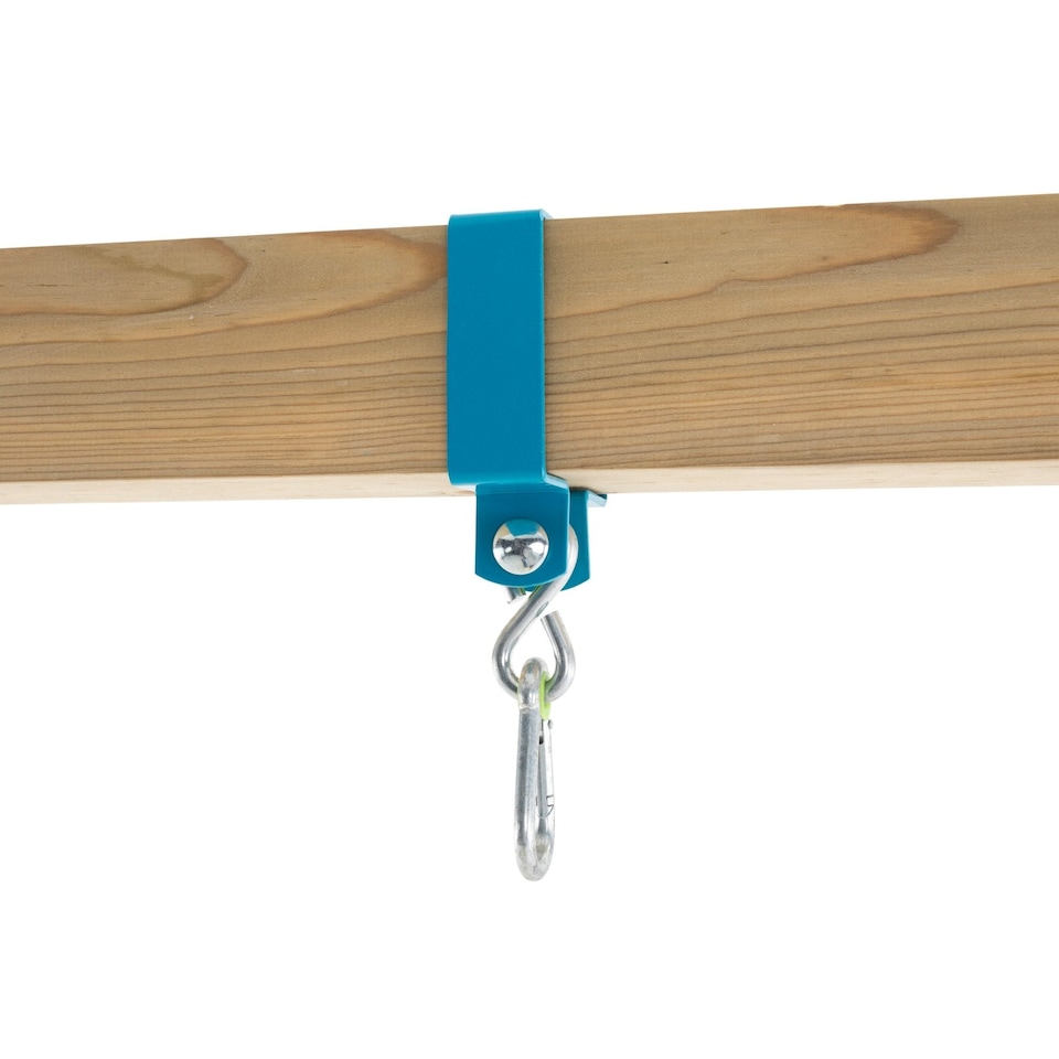image 1 of TP Kingswood Double Squarewood Swing Set with Glider - FSC® certified