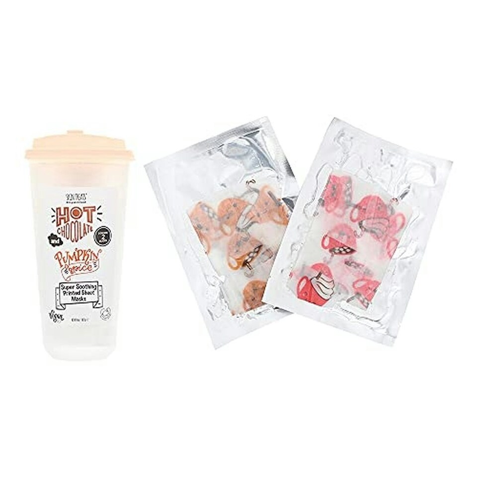 image 1 of Skin Treats Gift Set Printed Mask + Cup