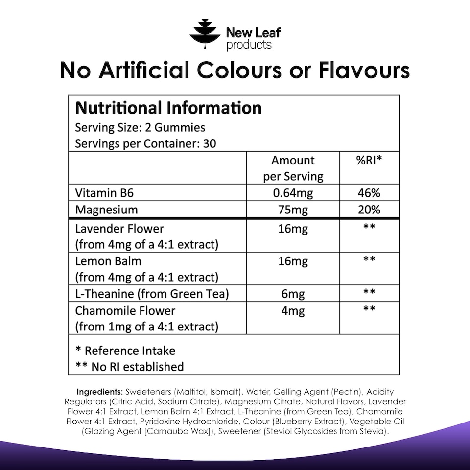 image 1 of Night Time Sleep Gummies- Natural Melatonin Sources