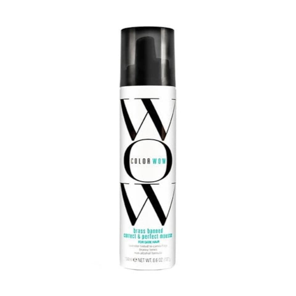 Color Wow Brass Banned Correct And Perfect Mousse Dark Hair