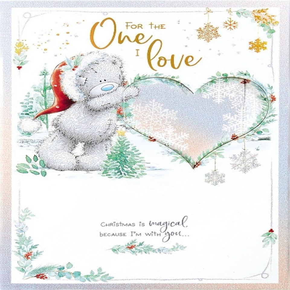 image 1 of One I Love Pop Up Handmade Christmas Card