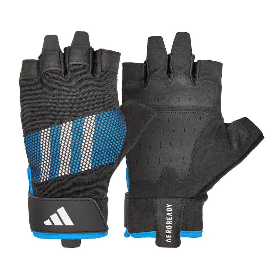 image 1 of Adidas Performance Training Gloves — Aeroready Weightlifting Gloves, Grey (S) | Grey | Grey | S
