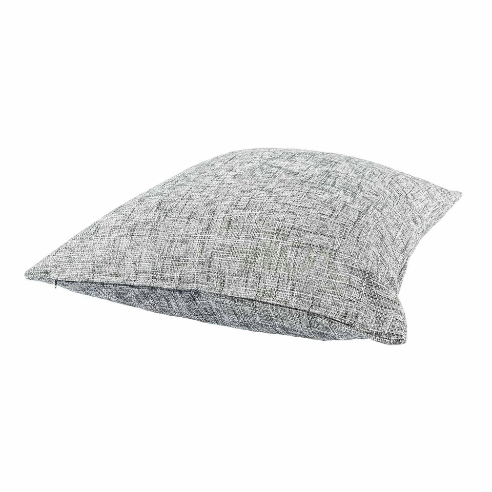 image 1 of Homescapes Textured Dark Grey Cushion Cover - 60 x 60 cm | Grey | Dark Grey | 60 x 60 cm