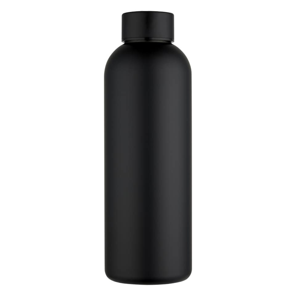 image 1 of Floso Spring Stainless Steel Single Wall 750ml Water Bottle | Black | Black | 1