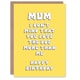 image 1 of Don't Mind You Love Dog More Than Me Mum Birthday Card