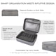 image 9 of 3 Piece Luggage Set with Vanity Case, Carry-On & Large Suitcase | Silver | Silver