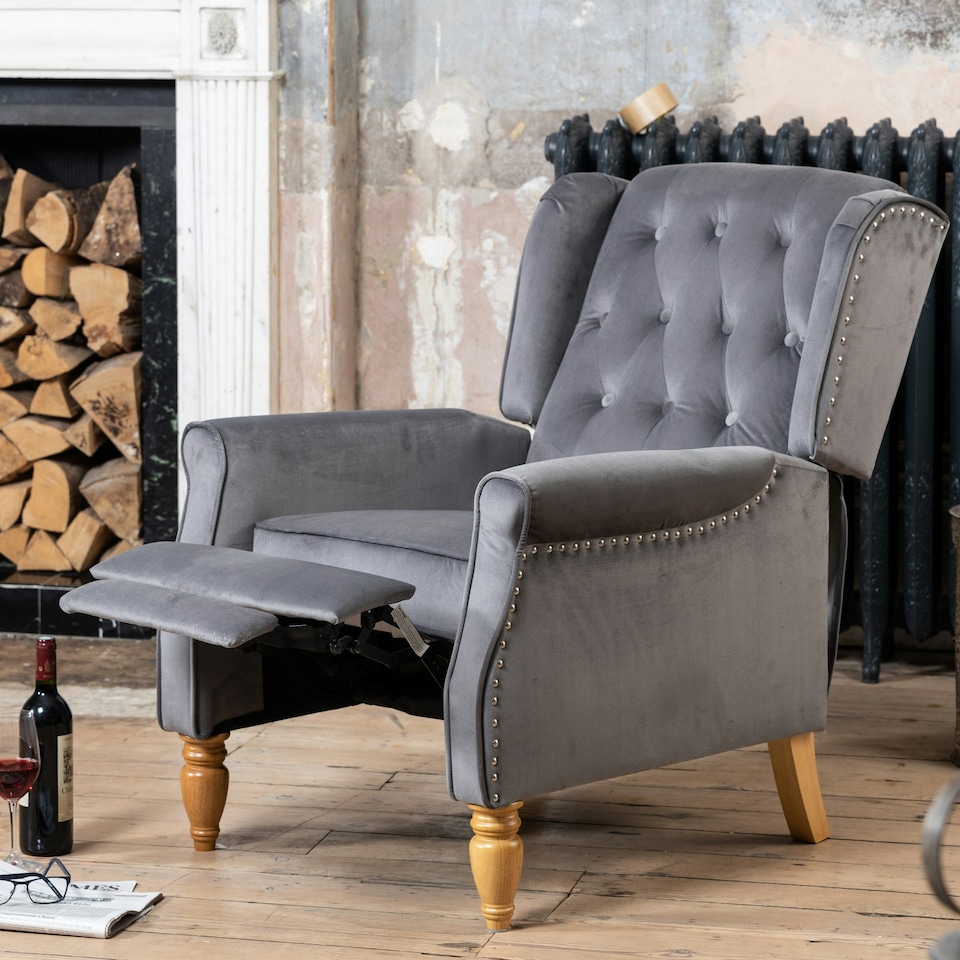 image 1 of Annapoli Recliner Armchair - Grey
