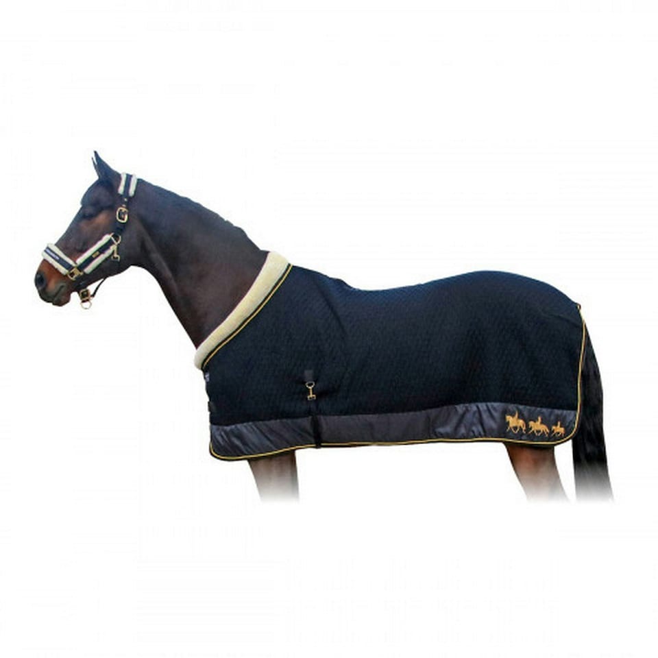 image 1 of Supreme Products Royal Occasion Standard-Neck Horse Turnout Rug - Black - 6´ 3"
