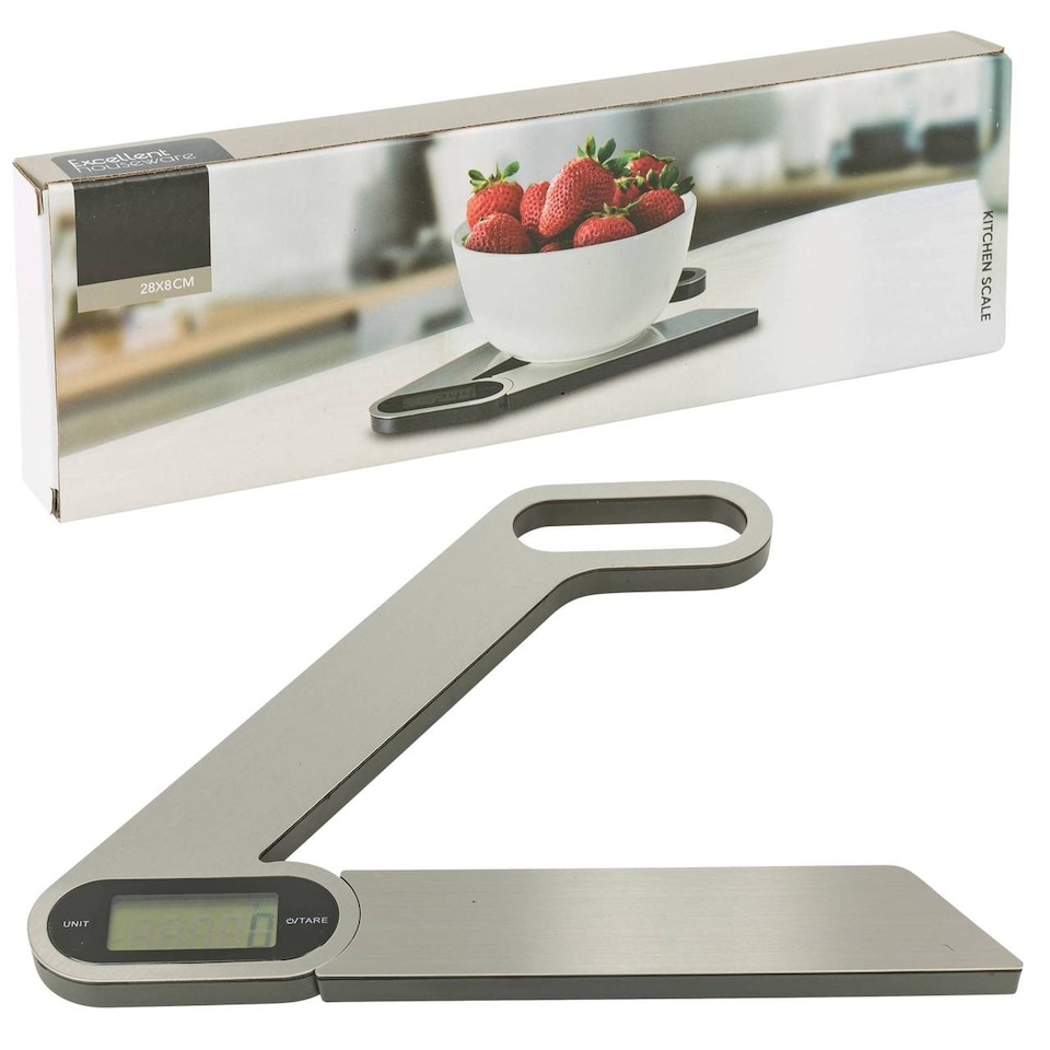image 1 of Digital Kitchen Scale 5kg Stainless Steel LCD