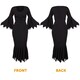 image 5 of Gothic Mother Costume - Dress, Wig & Face Paint | Black | L