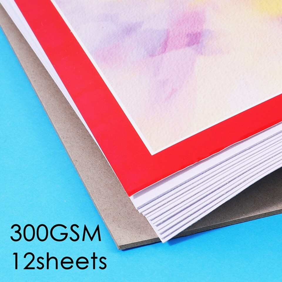 image 1 of A3 Side Spiral Open Watercolor Pad