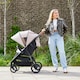 image 2 of Stomp Stride Stroller – from Birth to 22kg, Extra-Large Seat, Multi-Terrain Wheels, Raincover & UPF 50+ Hood (Pearl Grey)