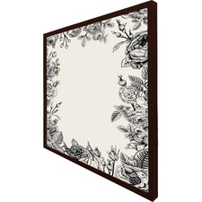 Hand drawn roses (Picture Frame) Brown | M