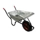 image 1 of 90 Litre 150kg Capacity Heavy Duty Galvanised Samuel Alexander Metal Garden Wheelbarrow with Pneumatic Tyre