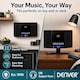 image 6 of Denver MC-5220 CD Player For Home HiFi System - CD Player With Speakers & Radio - Mains Power, Clock Radio, Remote Control, Desktop Stand/Wall Mounted CD Player