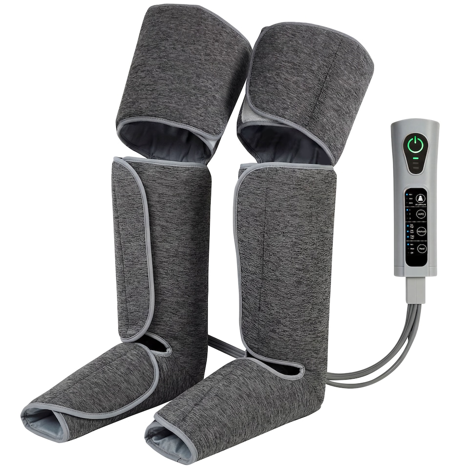 image 1 of HOMCOM Leg Massagers for Pain and Circulation, Foot Massager with Heat