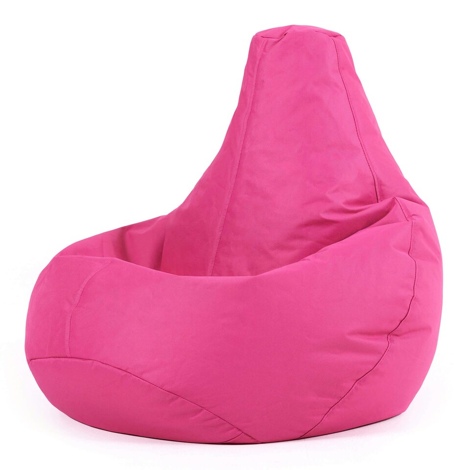 image 1 of icon Kids High Back Bean Bag Pink Indoor Outdoor Childrens Bean Bags Pink