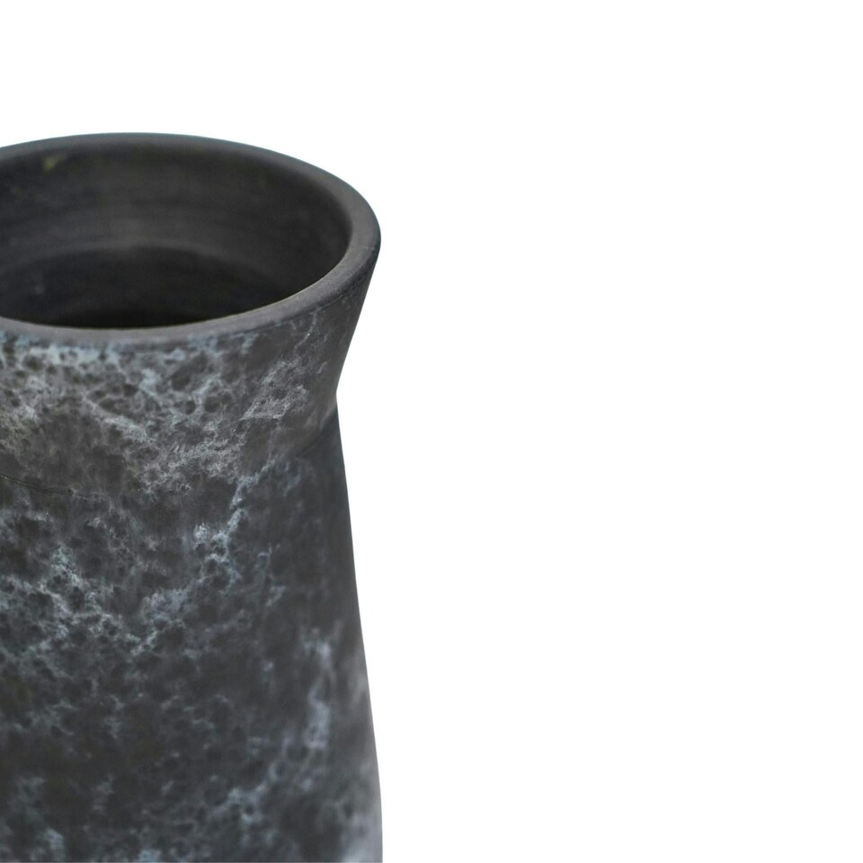 image 1 of Kew Handthrown Vase Basalt Black