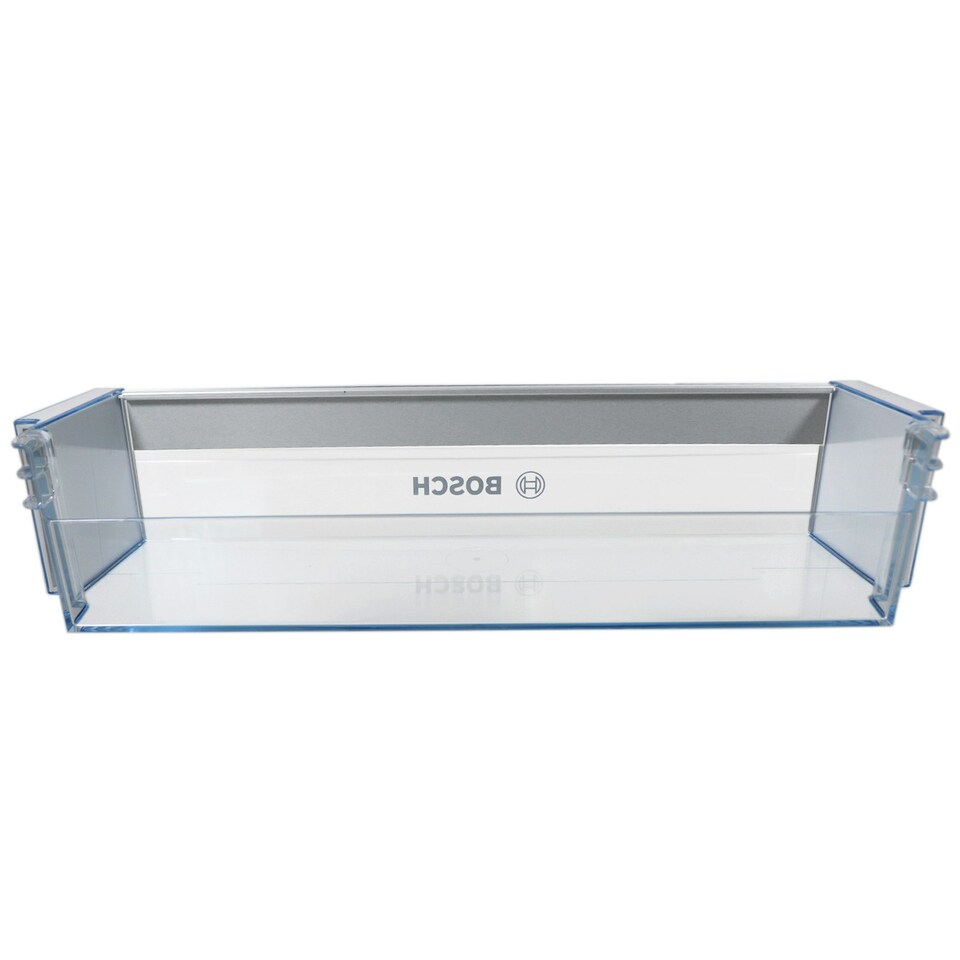 image 1 of Bosch Fridge Freezer Lower Door Bottle Shelf Rack KGN34X KGN36X KGN36Y KGN39X Clear