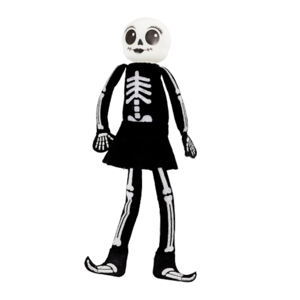 Mrs Skelly Boo Crew Halloween Doll with Long Legs 30cm