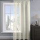 image 1 of Velosso Alessandria Sparkle Slot Top Voile Panel - 137cm x 137cm Cream | Cream