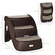 image 7 of PawHut Foldable Pet Stairs 3 Steps with Non-slip Mats for Small Dogs, Brown