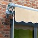 image 2 of 4.0m x 3.0m Retractable Manual Ivory Awning