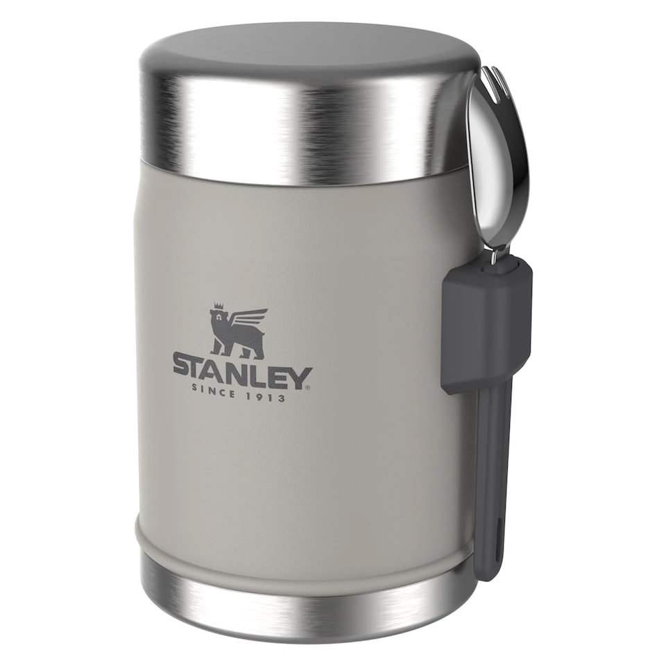 image 1 of Legendary Food Jar + Spork 0.4L Lunch Container | Grey | Grey | 0.4L | 1