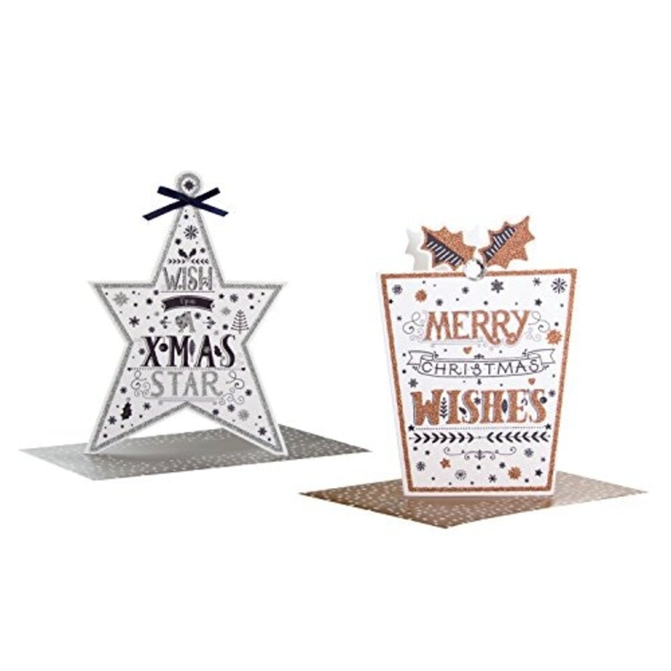 image 1 of Hallmark Handmade Christmas Card Pack "Fantastic" - Pack of 10