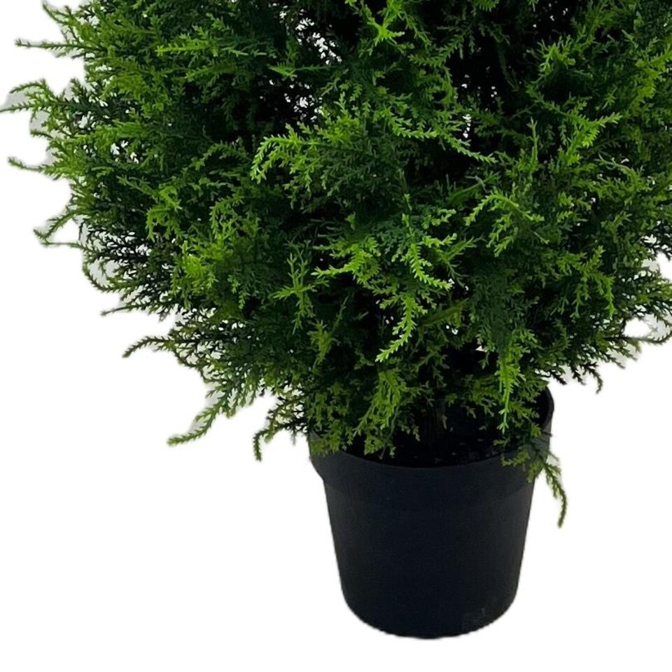 image 1 of UV Resistant Outdoor 150cm Cypress Cedar Topiary Tree