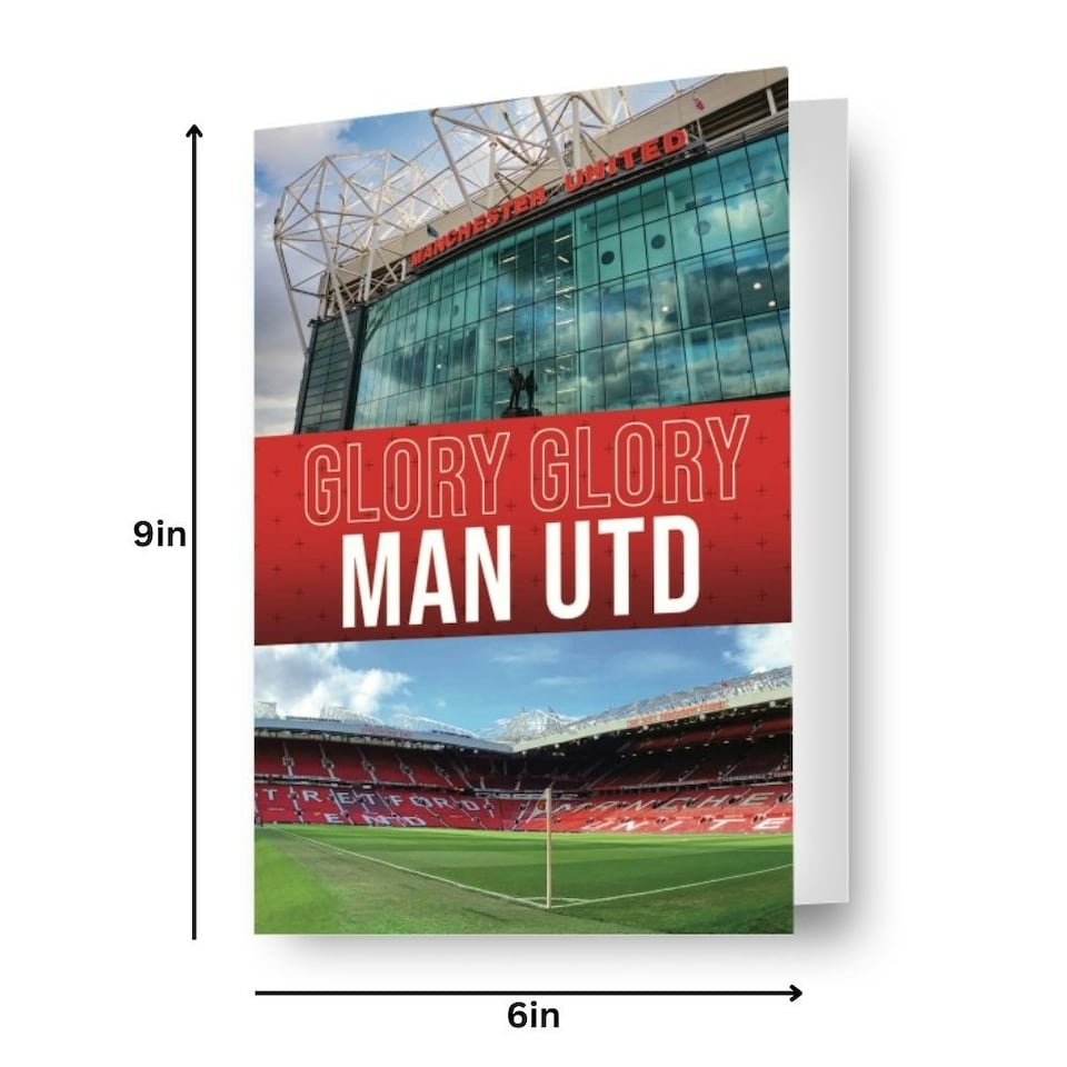 image 1 of MANCHESTER UNITED FC LENTICULAR 3D-EFFECT CARD