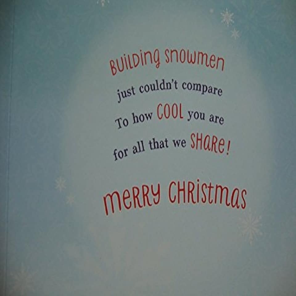 image 1 of For Brother Frozen Olaf Christmas Card