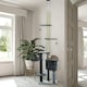 image 7 of PawHut Floor to Ceiling Cat Tree Adjustable Height 220-265cm, Dark Grey