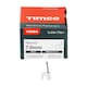 image 3 of Timco - Round Cable Clips - White (Size To fit 7.0mm - 100 Pieces)