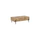 image 2 of Coffee Table - MFC - MDF - L55 x W116.5 x H38 cm - Oak - Black | Brown