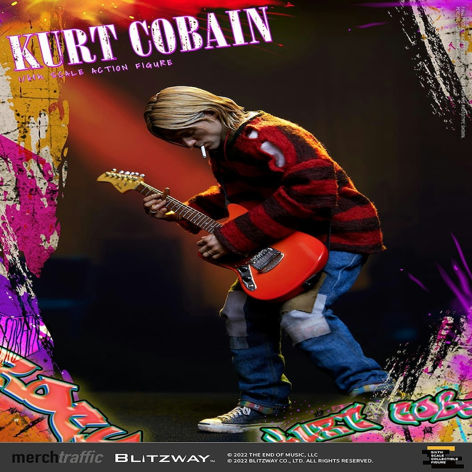 image 1 of Kurt Cobain On Stage Action Figure 1:6 Scale Blitzway BW-UMS-11701