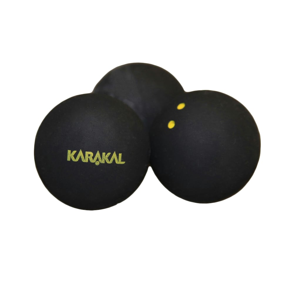 image 1 of Karakal Elite Squash Balls (Pack of 3) - Yellow - One Size