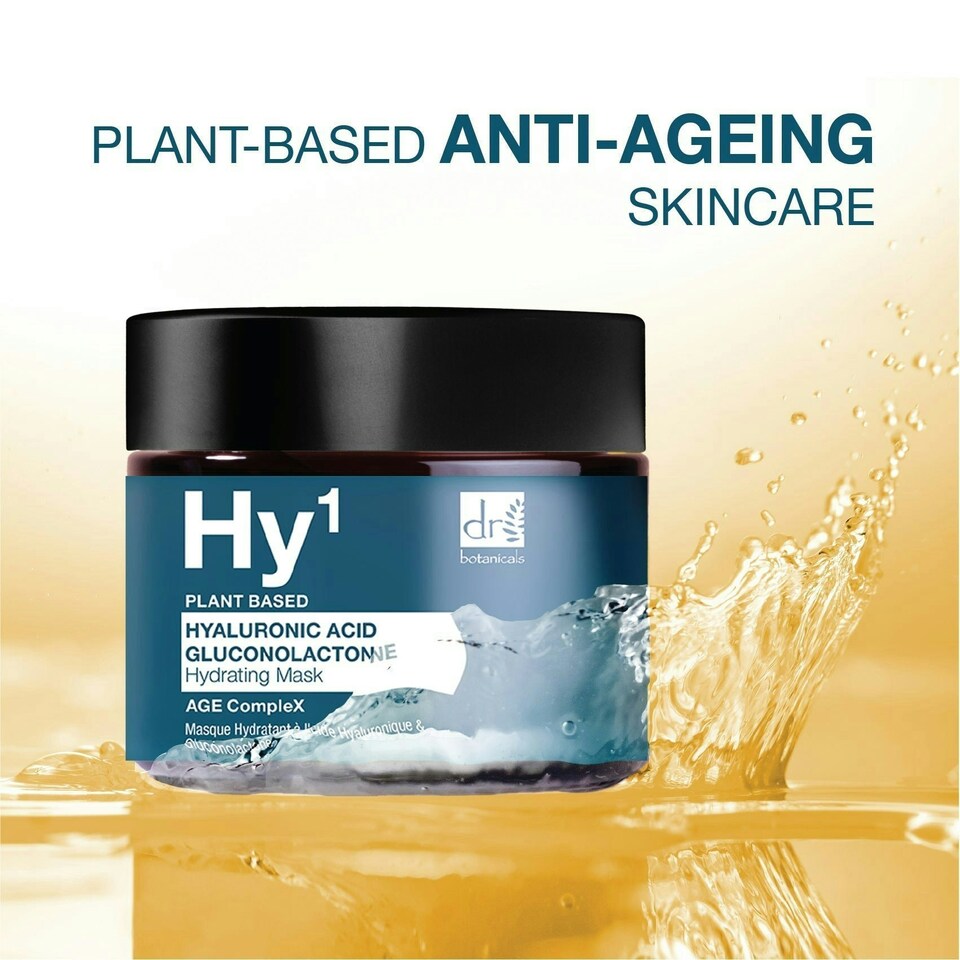 image 1 of Dr Botanicals Hyaluronic Acid 1% & Gluconolactone Mask 60ml