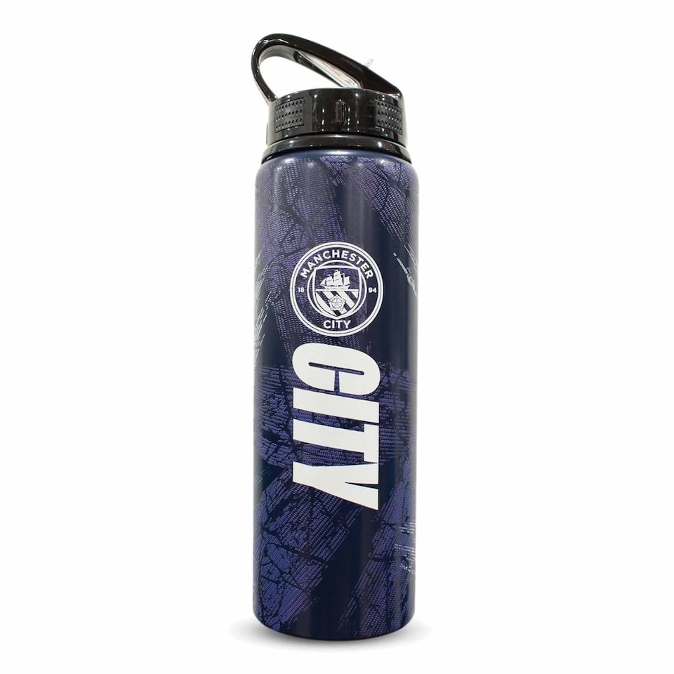 image 1 of Manchester City FC Print Water Bottle, Water Bottles, Sports, Gift