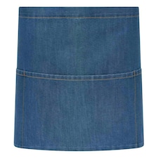 Brand Lab Denim Short Apron - Blue - One Size