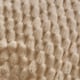image 5 of OHS Luxury Waffle Textured Fleece Duvet Cover and Pillowcase Bedding Set Cream | Double