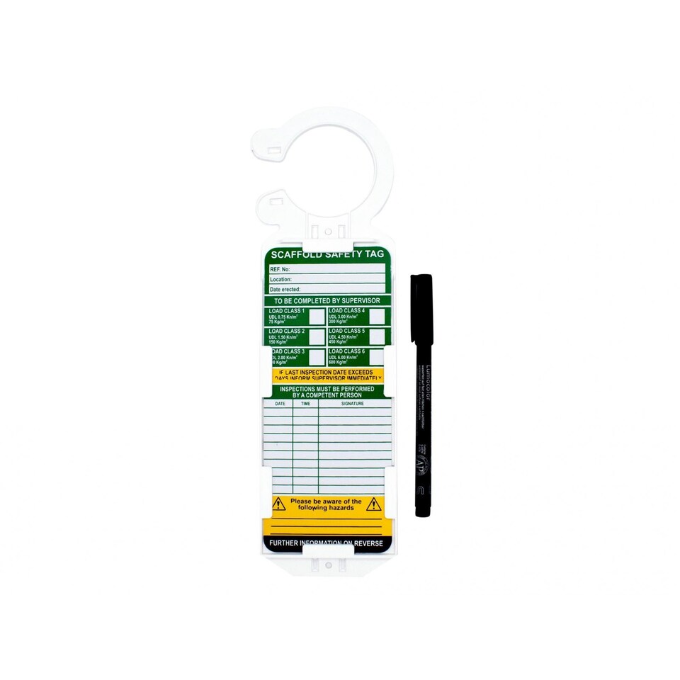 Scan Scaffold Tag Kit (UK Plug) | Multi | Multi Colour | 10 Kits per Box | 1